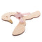 Cartoon Swan Bow Wooden Coat Clothes Hanger Rack Hook Room Nursery Decor