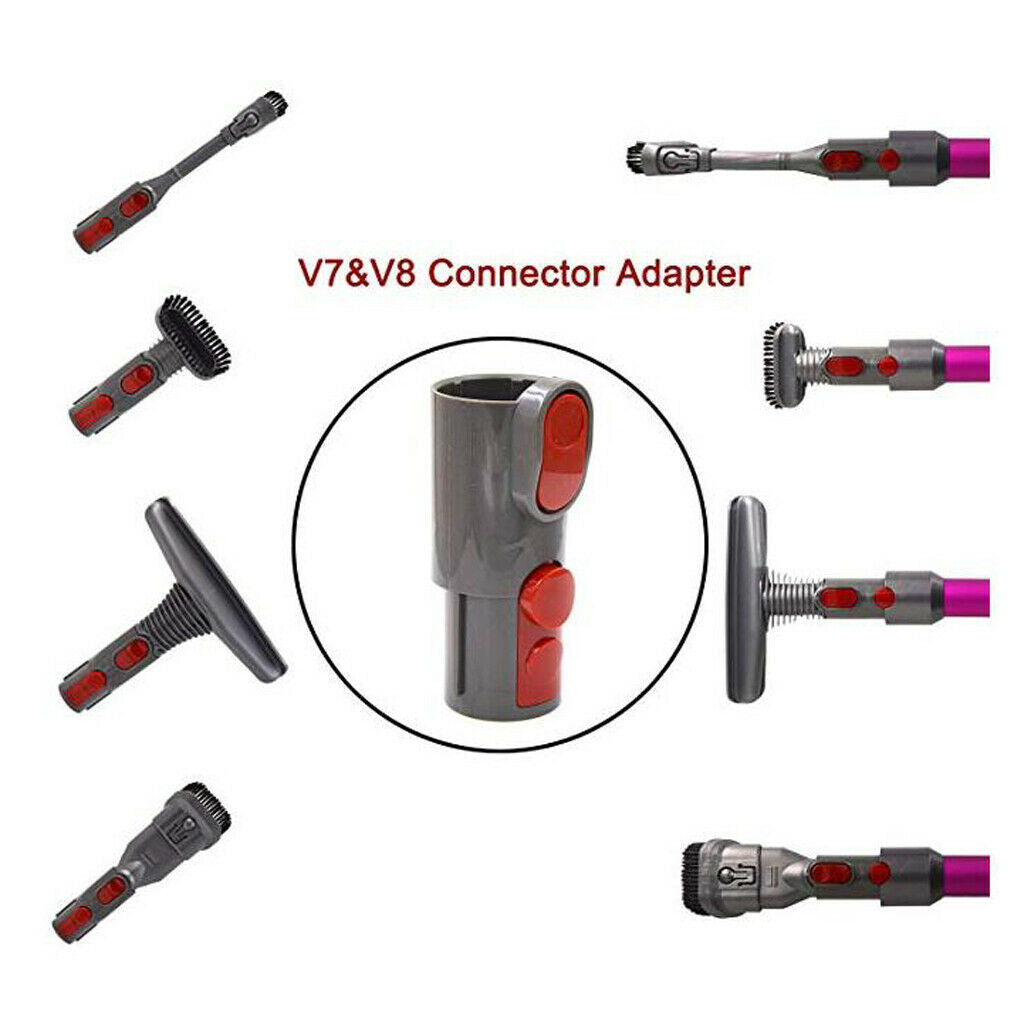 Universal Fittings Dyson Vacuum Cleaner Kits Part Connector Brush, Set of 6