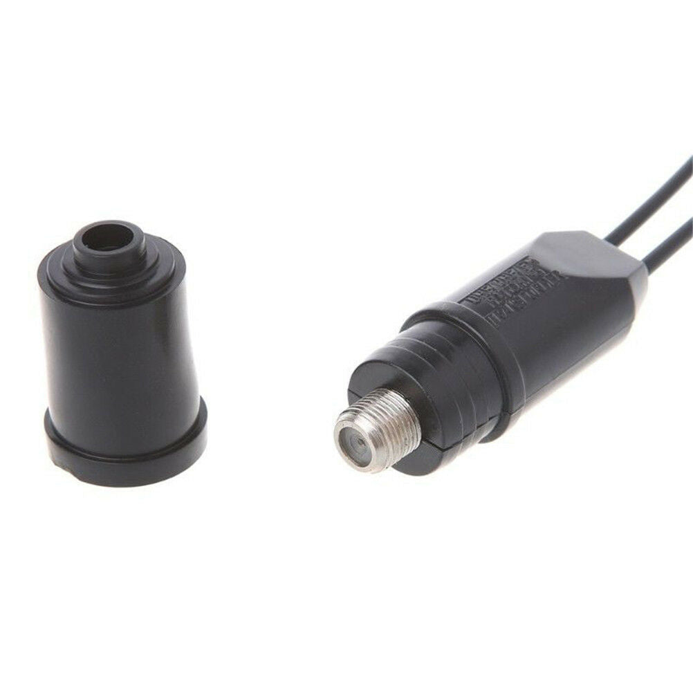 1PC TV Antenna 300-75 Ohm Coaxial Cable Matching Transformer UHF/VHF/FM .-J DF