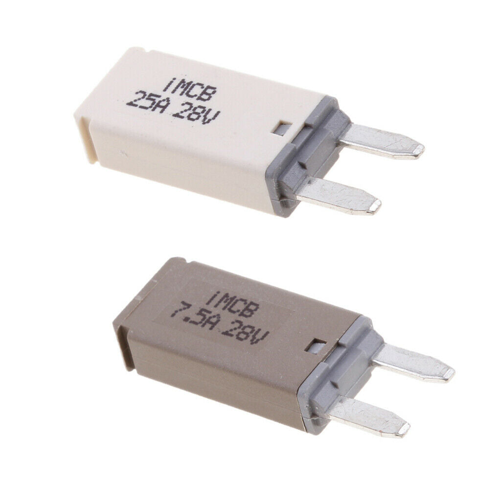 2pcs 7.5A+25A ATM Mini Blade Fuse Over Load Protection for Car Marine