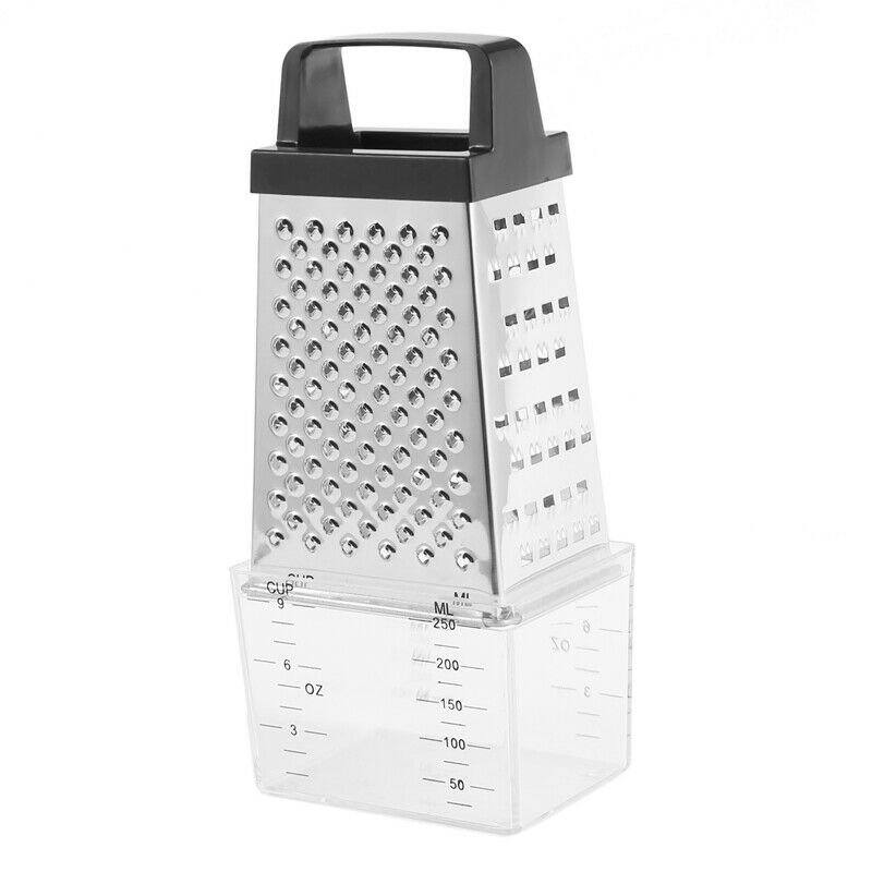 4 Sided Blades Cheese Vegetables Grater Carrot Cucumber Slicer Cutter Box ContC7