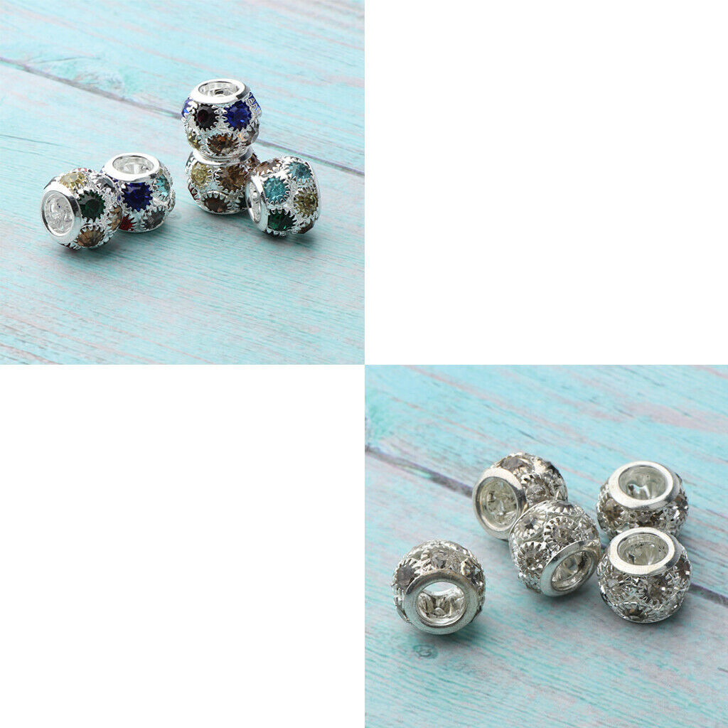 10 Pcs Hair Extensions Rings Dreadlock Hair Beads