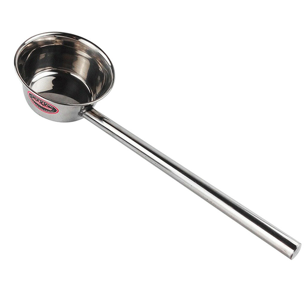 Canteen Stainless Steel Ladle Long Handle Spoon Water Spoon Soup Shell 45cm