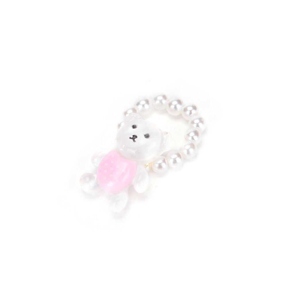 Children Girls Princess Baby Beads Necklace&Bracelet&Ring Set Jewelry Gif.l8