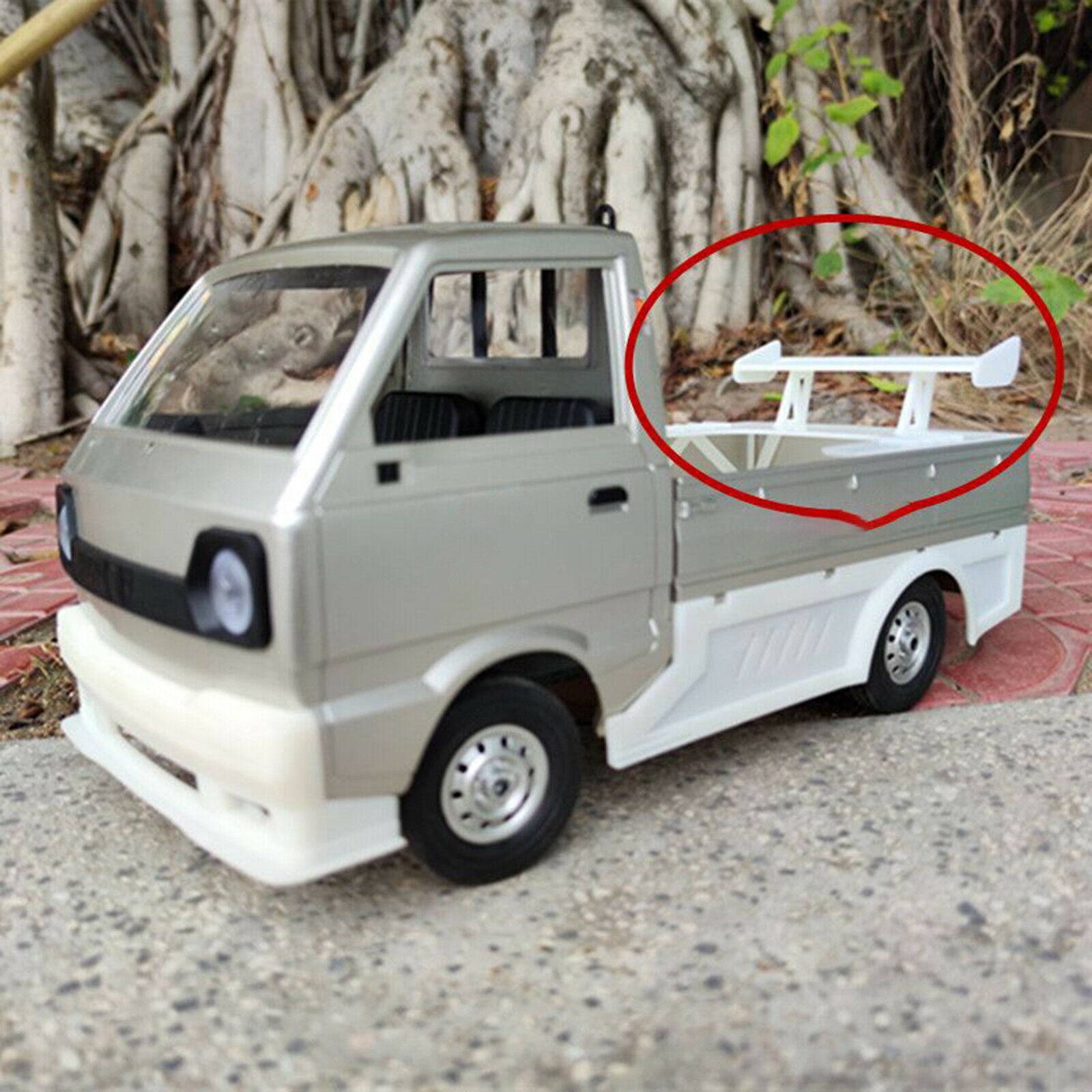 Upgrade Remote Control Tail Wing WPL D12 Car SUV Smooth Vehicles Parts