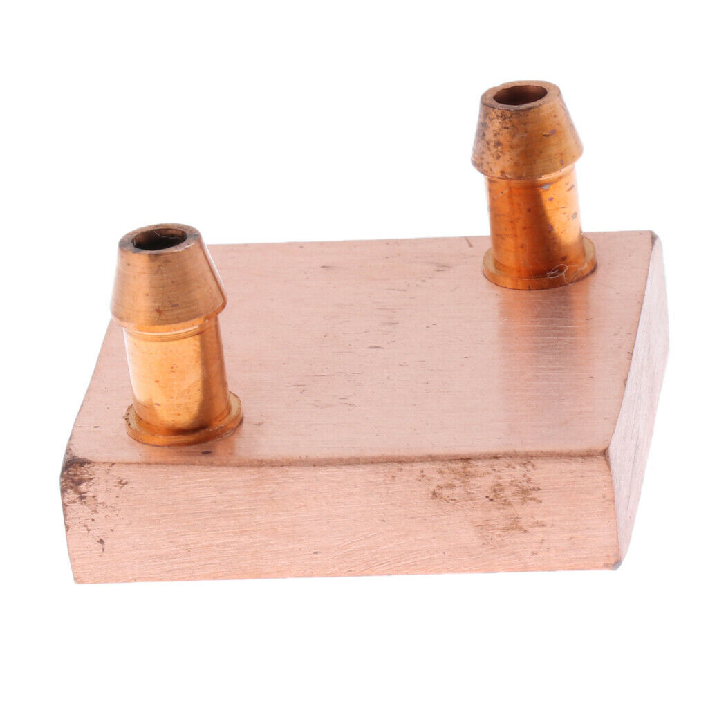 Copper Water Cooling Block 40x40mm CPU Graphics Radiator TT4040E