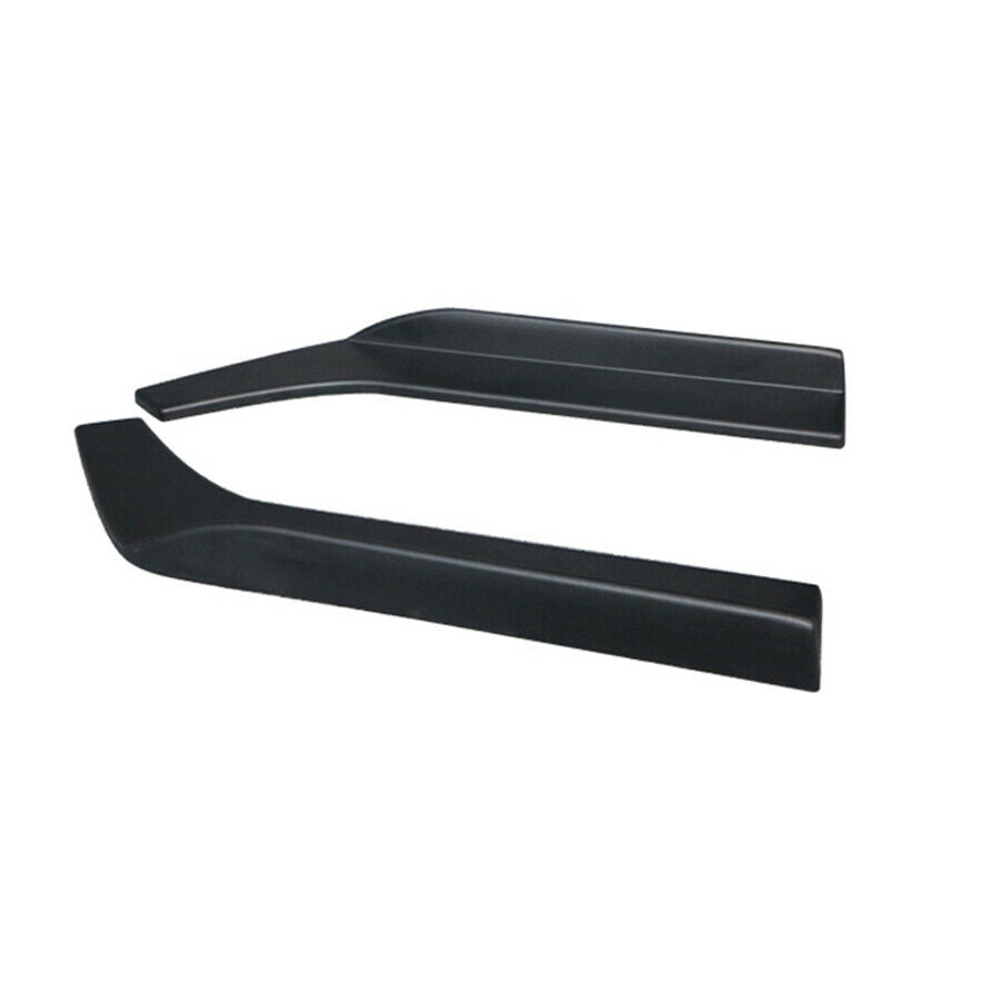 1 Pair Black ABS Car Rear Bumper Lip Wrap Angle Splitters Anti-crash &Scratch