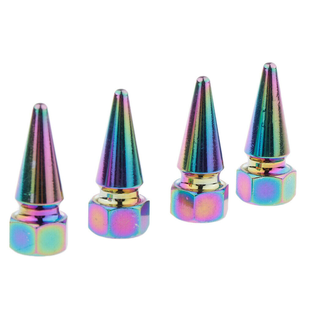 Aluminum Alloy Tire Stem Valve Caps  Dust Cover for Car Motorcycle 3.1x1.4cm