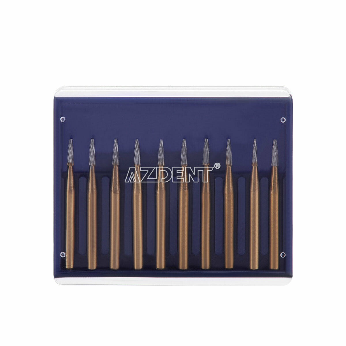 3X Dental Tungsten Steel Carbide Burs FG 7902 Titanium Coated for High Speed