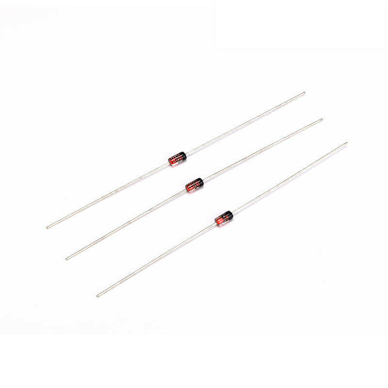 50pcs DIP Diode 1N60 DO-35 detector diode Semiconductors Actives Rectifiers