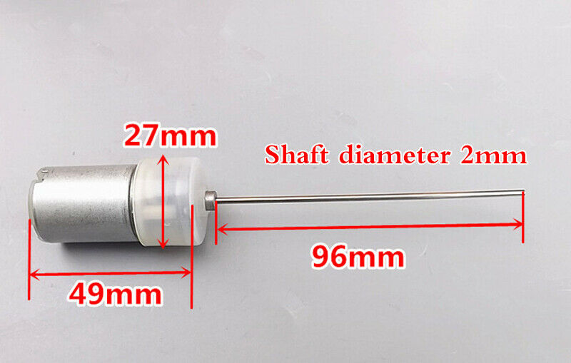 DC 3.7V long shaft geared motor forward and reverse small DC long shaft motor