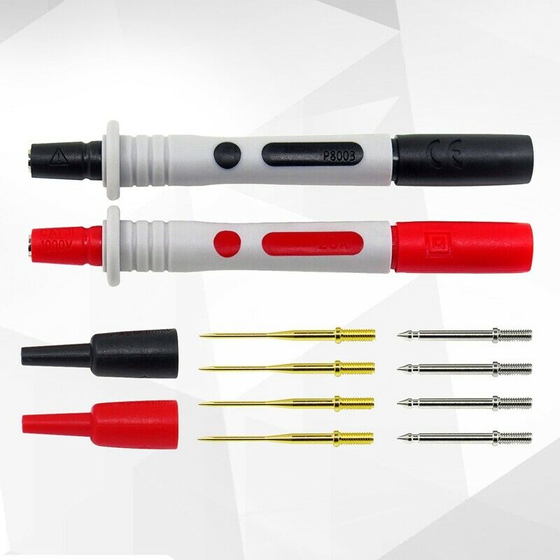 2X(22Pcs Multimeter Test Lead Kit for Electrical Multitester Leads AutomotiC1S1)