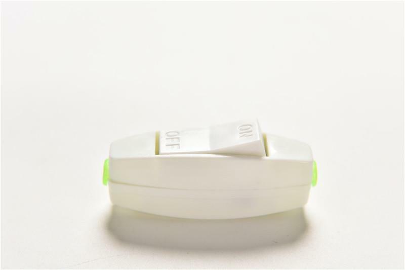 2X Newest 6A 250V Inline On/Off Rocker Table Desk Light Lamp Switch Tt