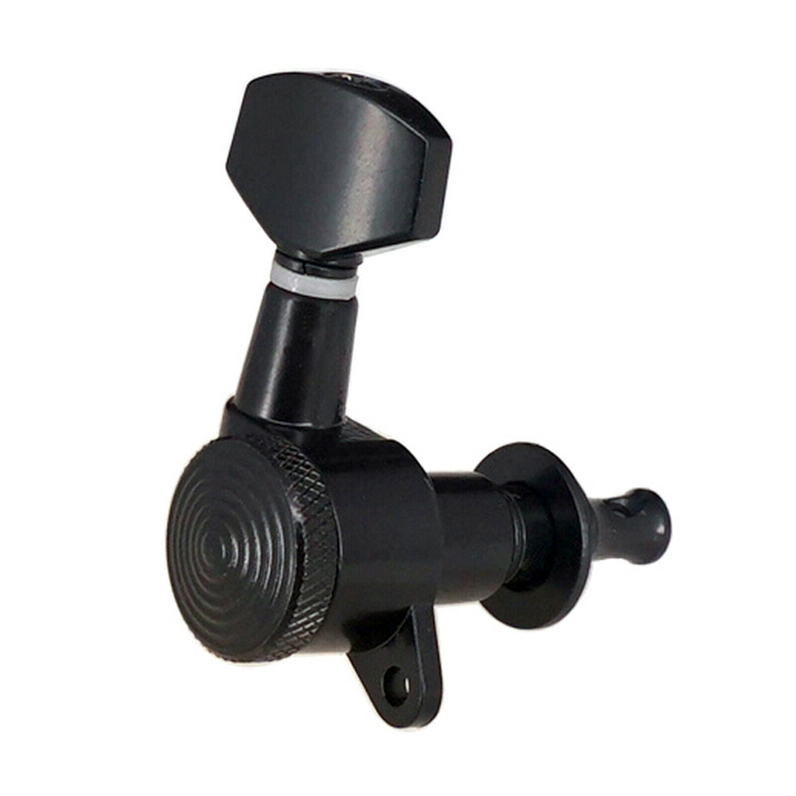6R Guitar Machine Heads String Tuning Pegs Tuners Black Repalcement Accs