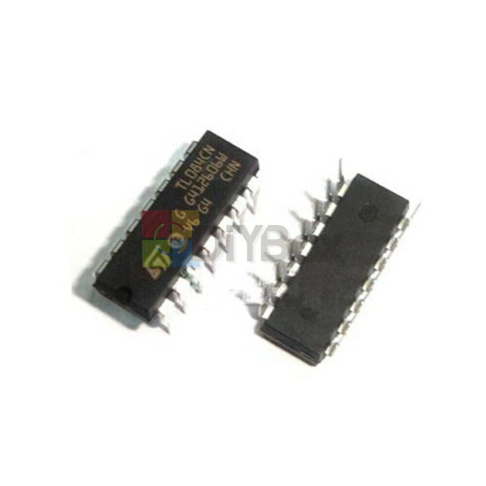 20PCS TL084 TL084CN  DIP-14 Quad JFET-Input Op Amp IC