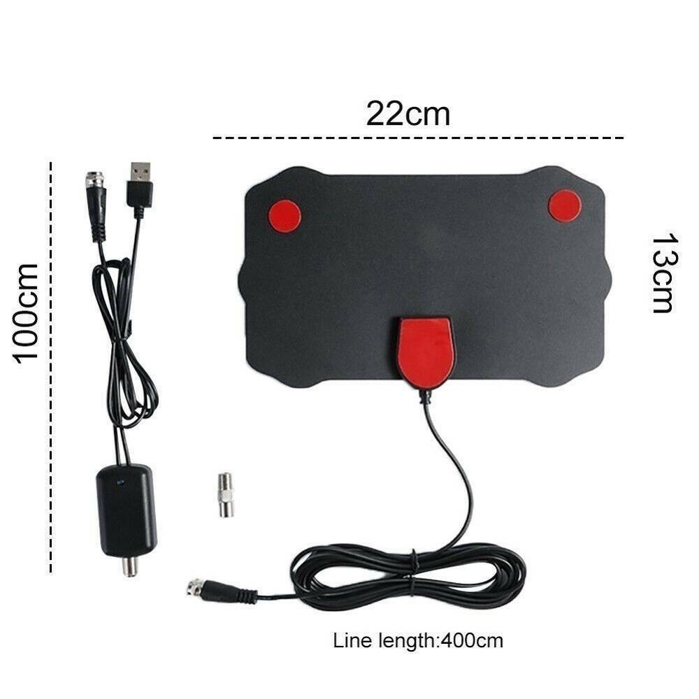 Digital TV Antenna 5000Miles Range Signal Booster Amplifier HDTV Indoor 4K 1080P