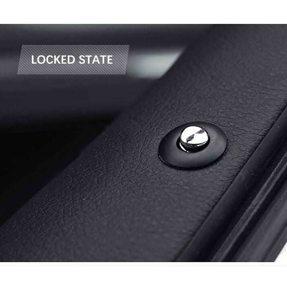 4PCS Universal Door Lock Pin Cover Carbon Fiber Car Interior Car Accessories