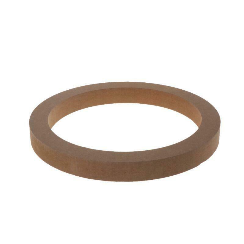2PCS Wood MDF Speaker Spacer Mounting Rings 6.5" Fiberglass Door Kick Pods