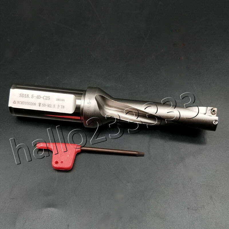 WPD-185-4D-C25 U drill indexable drill 18.5mm C25-4D for WCMX030208 inserts