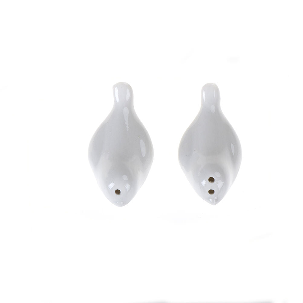 2x Ceramic Love Birds Salt & Pepper Shakers Wedding Bridal Shower Party B.l8