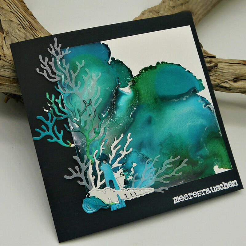 Ocean Coral Metal Cutting Dies Stencil for DIY Scrapbooking Paper Card De.l8