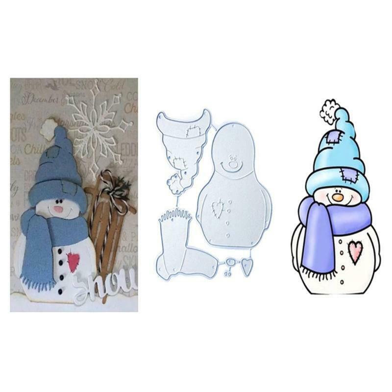Winter Snowman Cutting Die High Quality Carbon Steel Paper Art Cutting Template