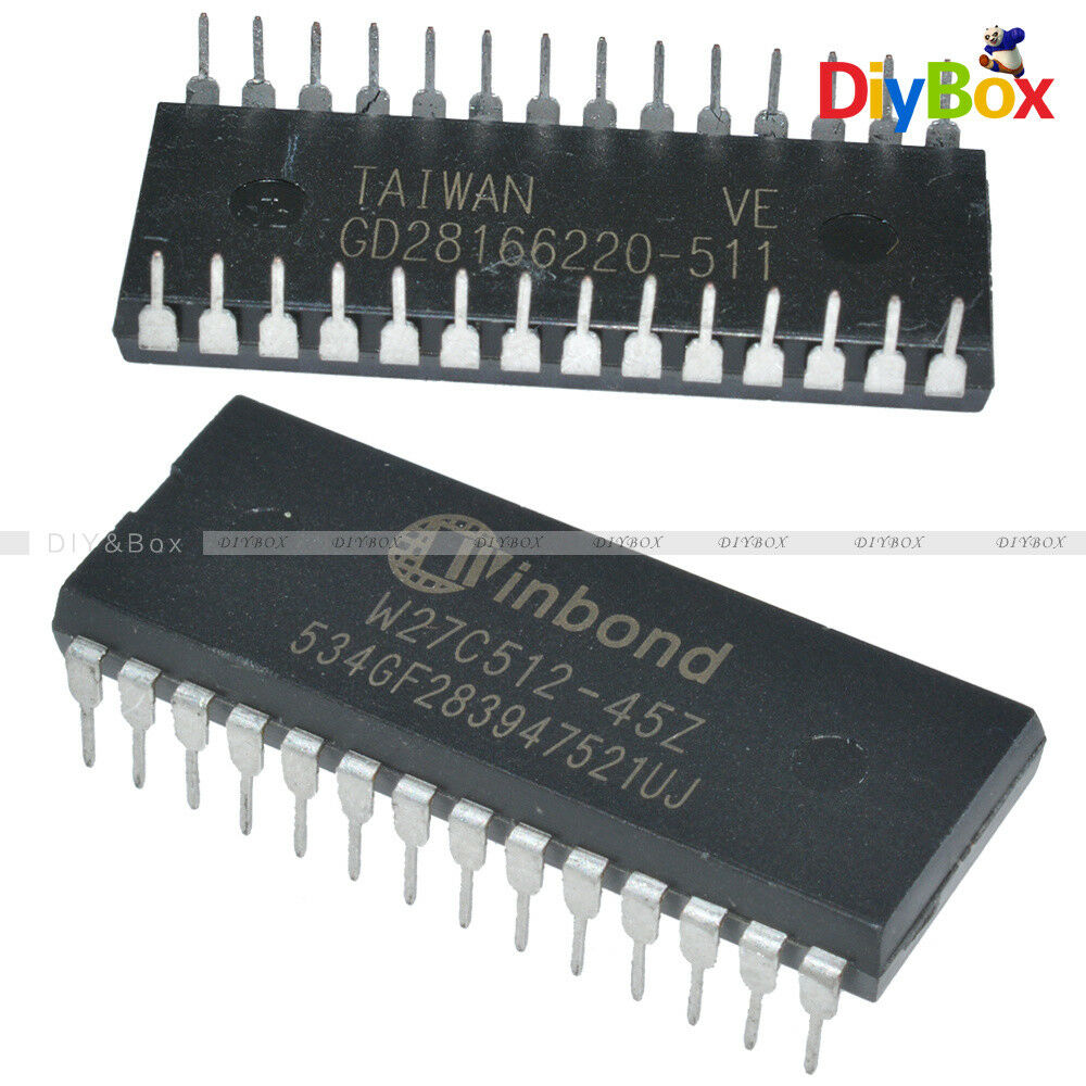 10PCS W27C512 W27C512-45Z DIP IC EEPROM 512KBIT 45NS Winbond Eeproms