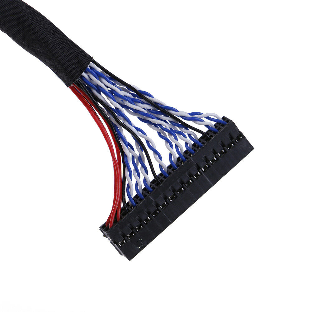 25cm 8 bit lvds cable fix-30 pin 2ch for 17-26inch lcd/led panel controlle.l8