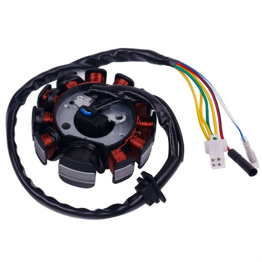125cc 150cc 11 Coil Magneto Alternator Stator for GY6 152QMI 157QMJ Engine (4+2)