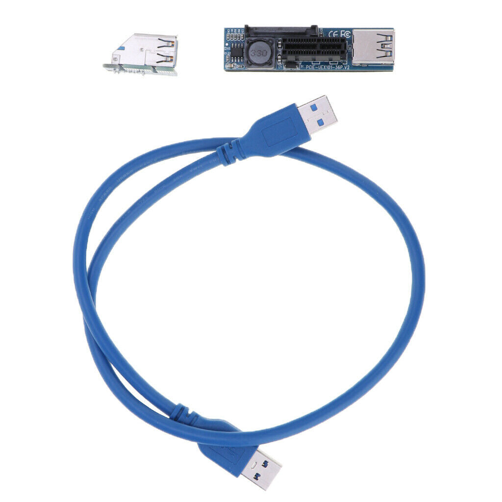 0.6M PCI-E USB 3.0 Cable Express 1X to 1X Extension Cable UEX101 NEW HOT