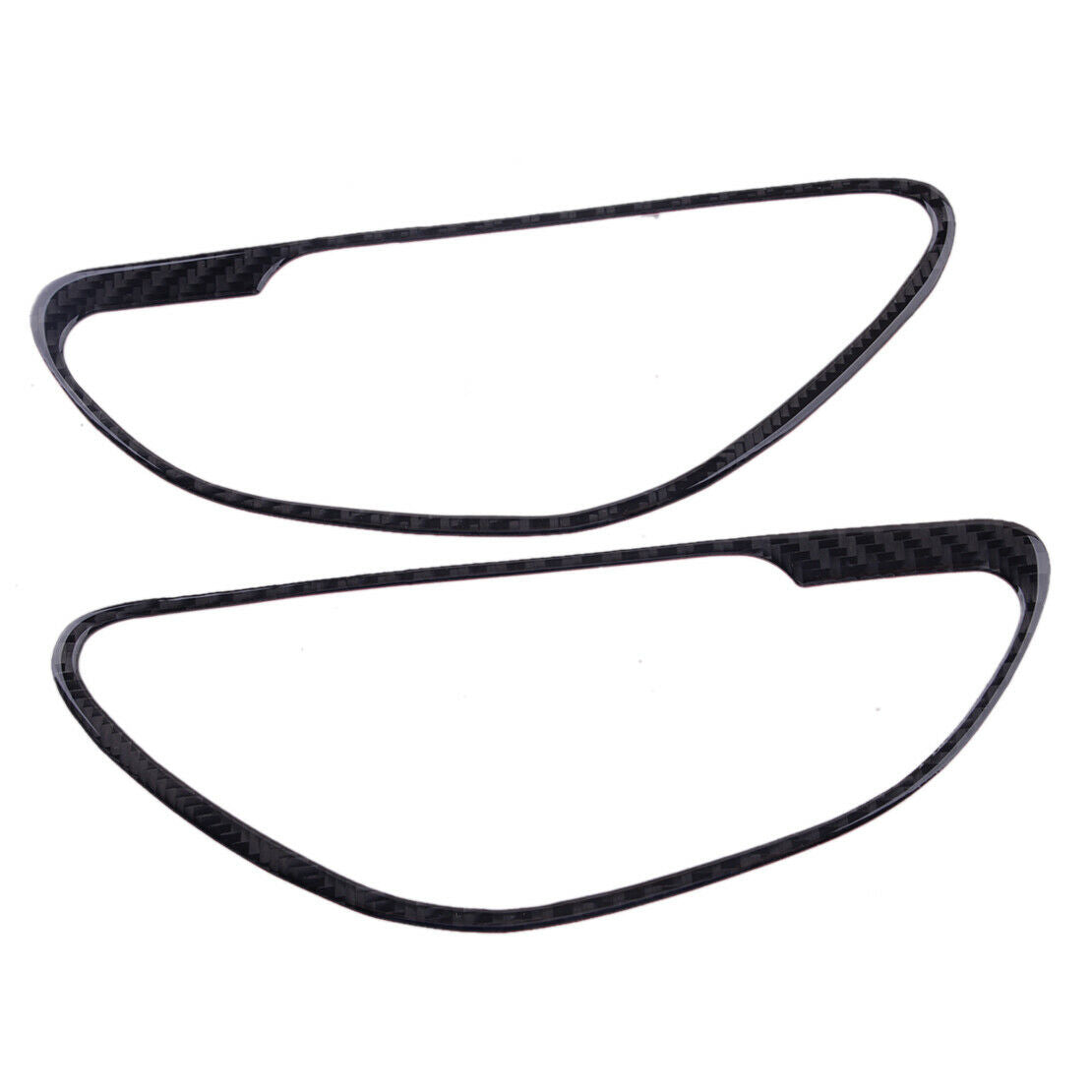 Car Carbon Fiber Inner Door Handle Cover Trim fit for Benz W205 X253 GLC Class