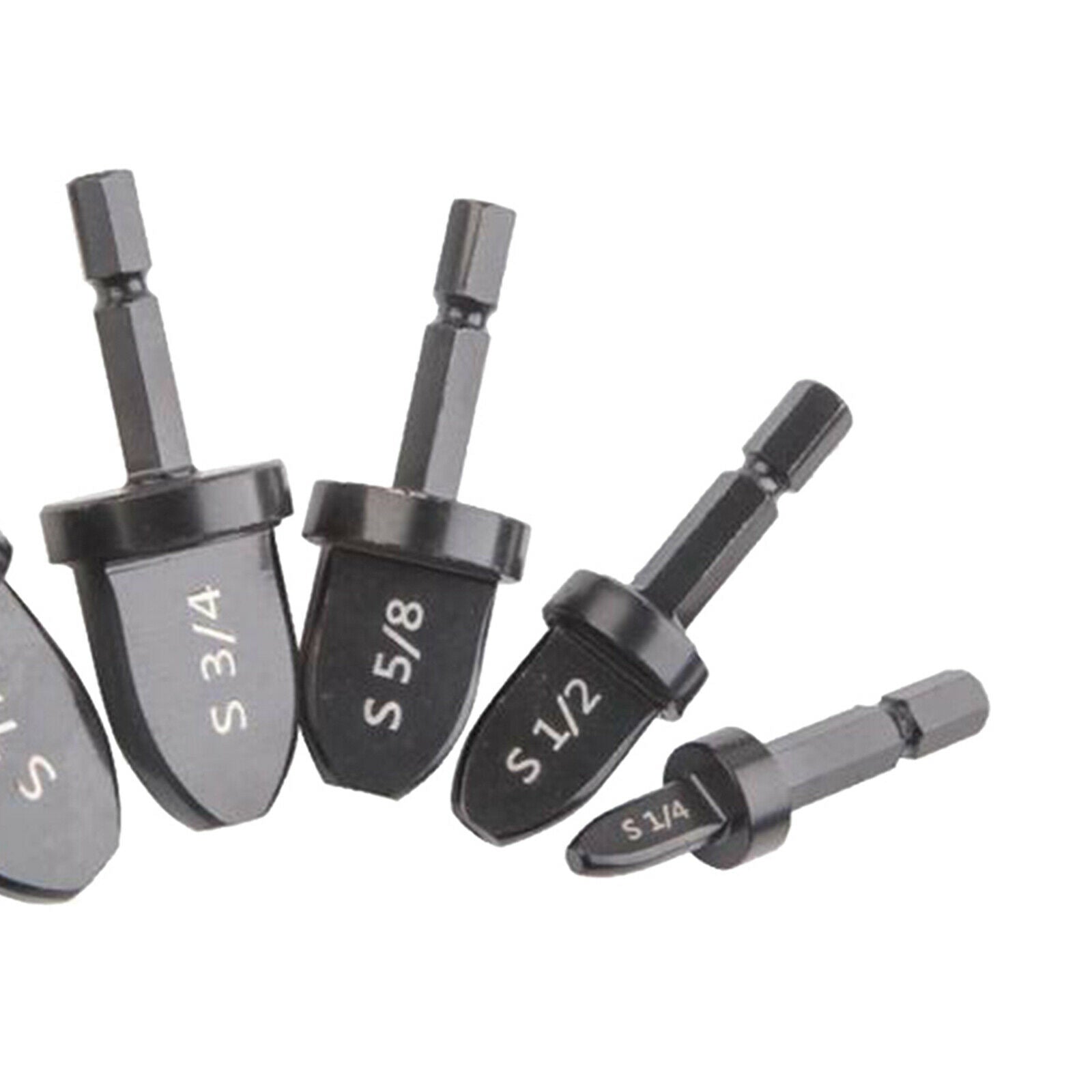 6pcs Swaging Tool Drill Bit Set Professional 7/8" 3/4" 5/8" 1/2" 3/8" 1/4"