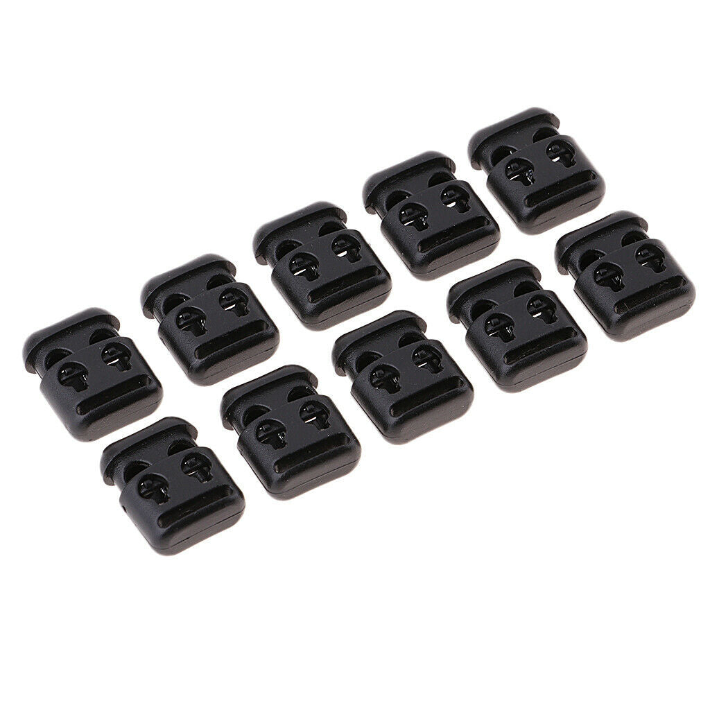 10x Premium Cord Locks Drawstrings Ropes Shoelaces Locks Cord Stops