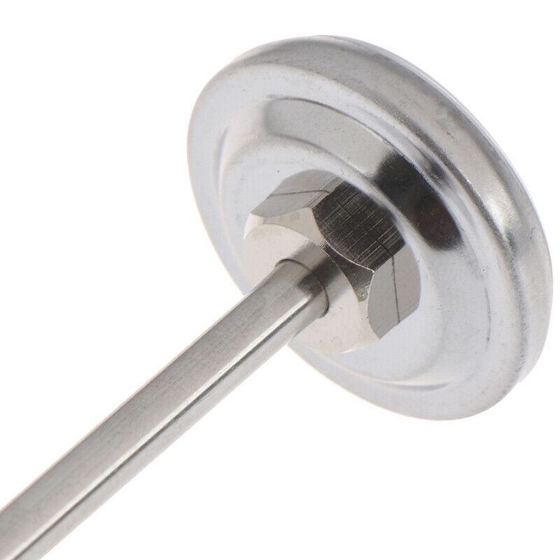 Stainless Steel Soil Thermometer 127mm Stem Display 0-100 Degrees Celsius.l8