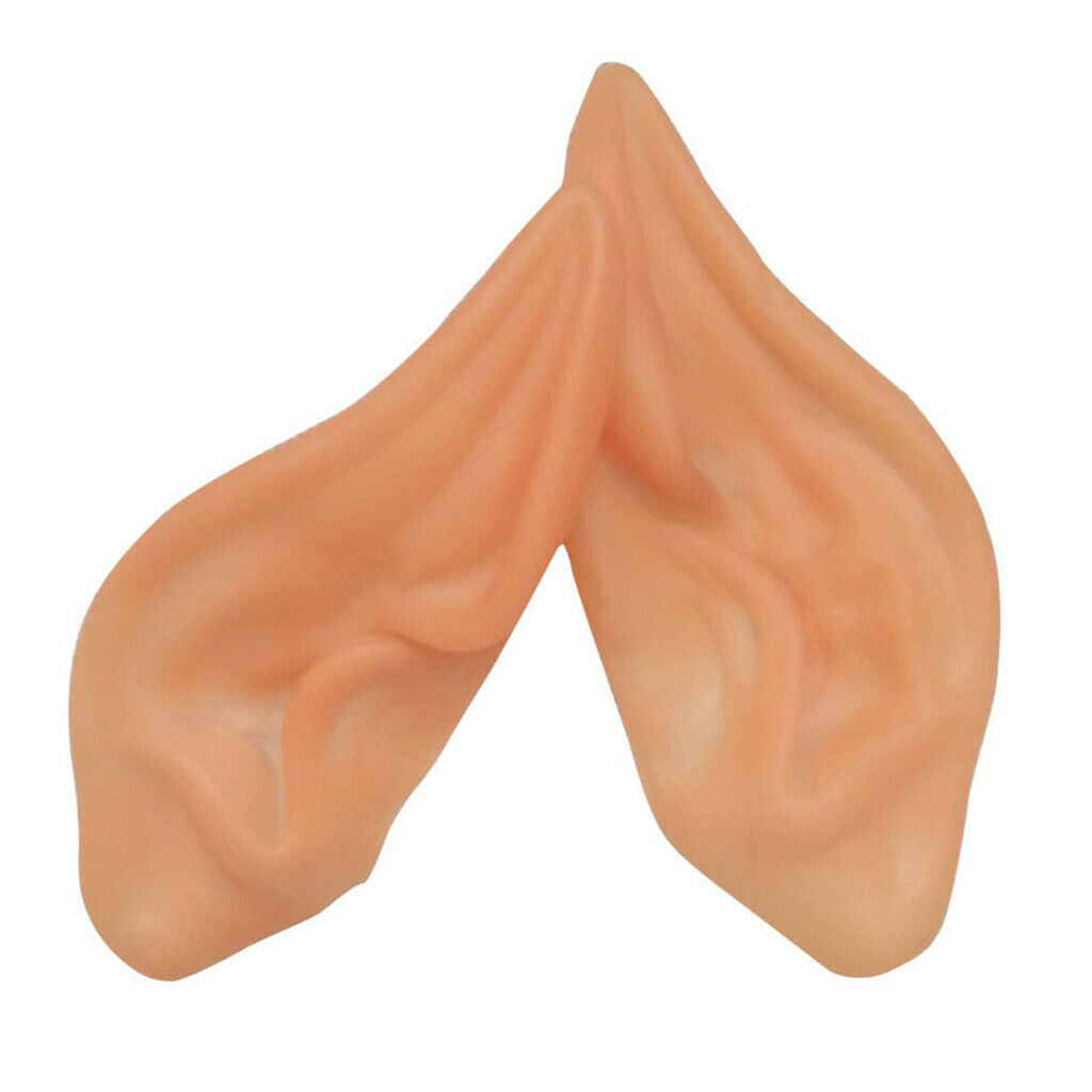 1 Pair Halloween Fairy Elf Ears Soft Party Dress Up Accessories Ear Props