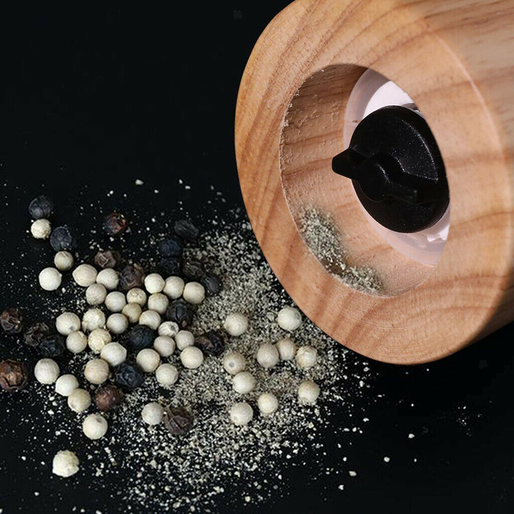 2PCS Premium Refillable Salt and Pepper Grinder Set Seasoning Mills Grinder