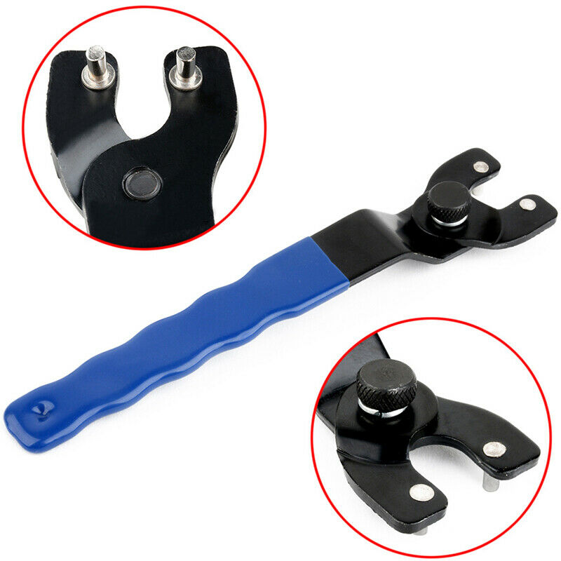 Adjustable Angle Grinder Wrench Pin Key Chisel Spanner Thickened Tool Accessory