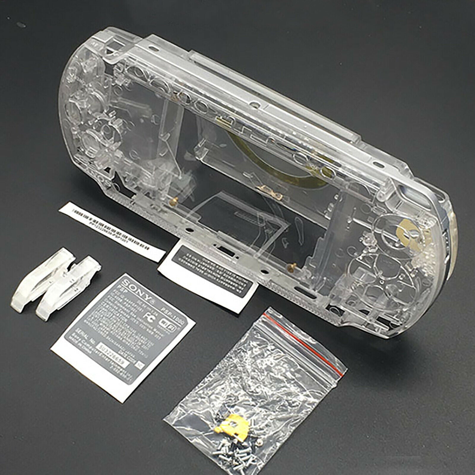 Transparent Crystal Case Host Box Housing Shell Skin Cover for PSP 1000