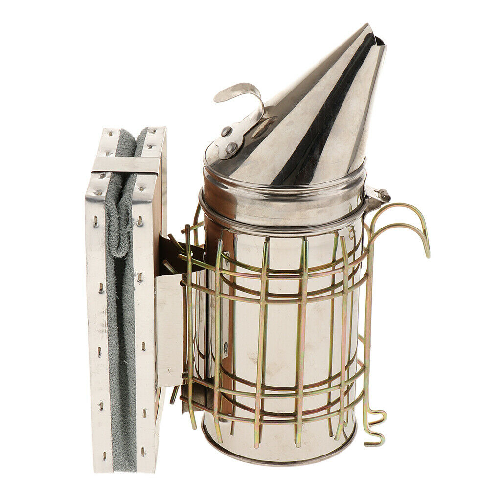 Bee Hive Smoker Honey Keeper Stainless Steel with Heat