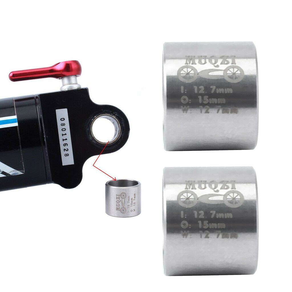2pcs Shock Absorber Bushing Tube CNC Processing DIY Tool for Road Mountain Bike