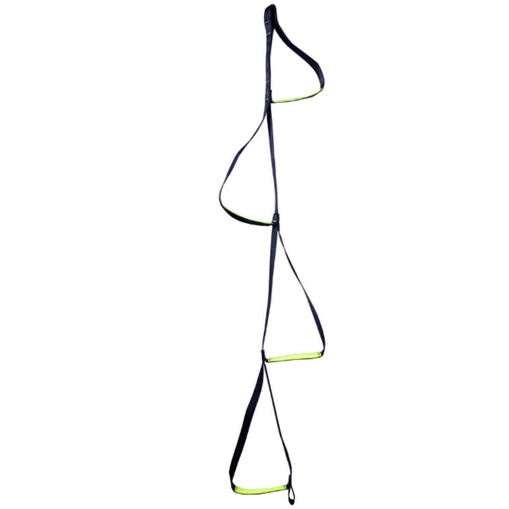 4-Step   for Aid Climbing Mountaineering Equipment, Men Women Rope Ladder