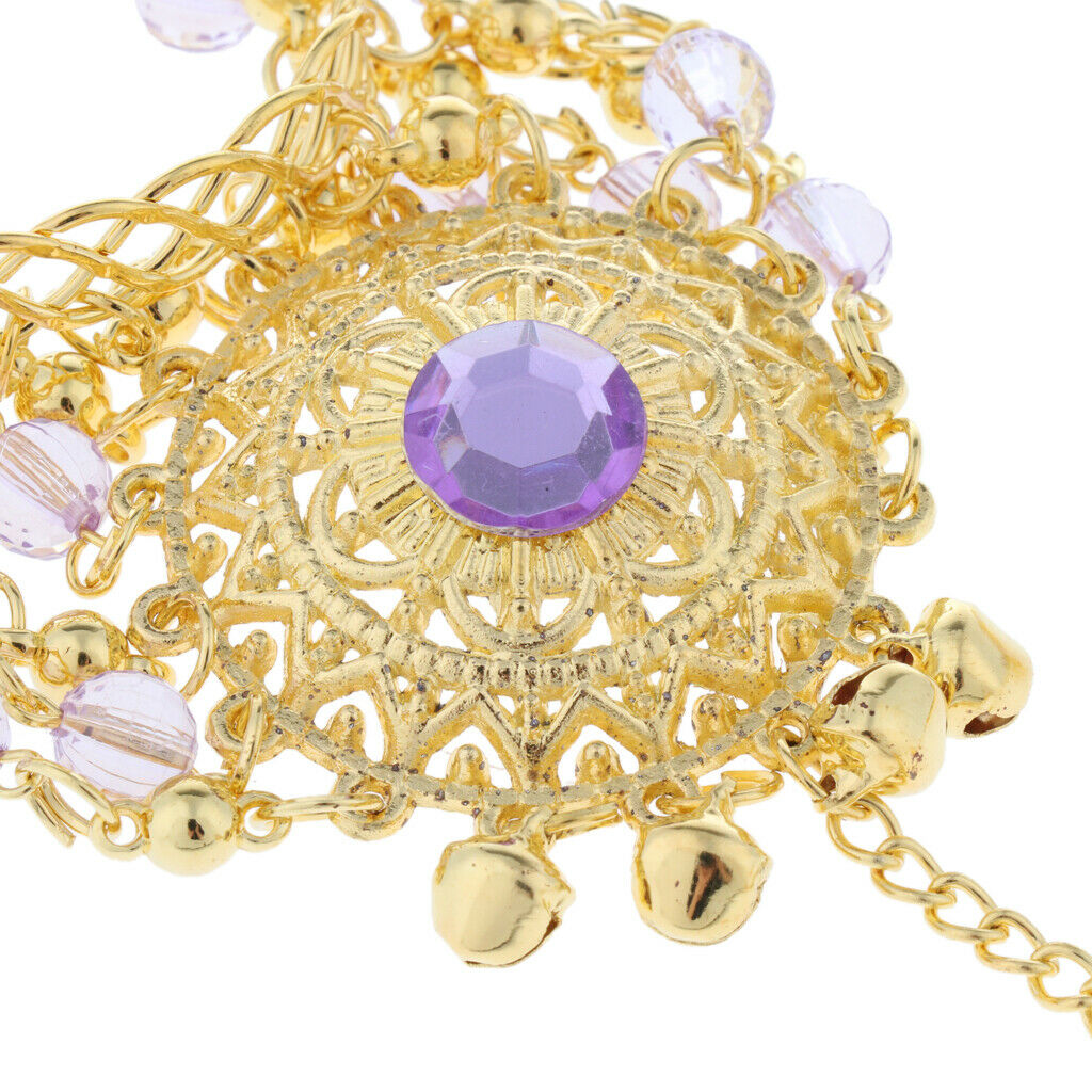 Belly Dance Slave Bracelet Chain Light Purple