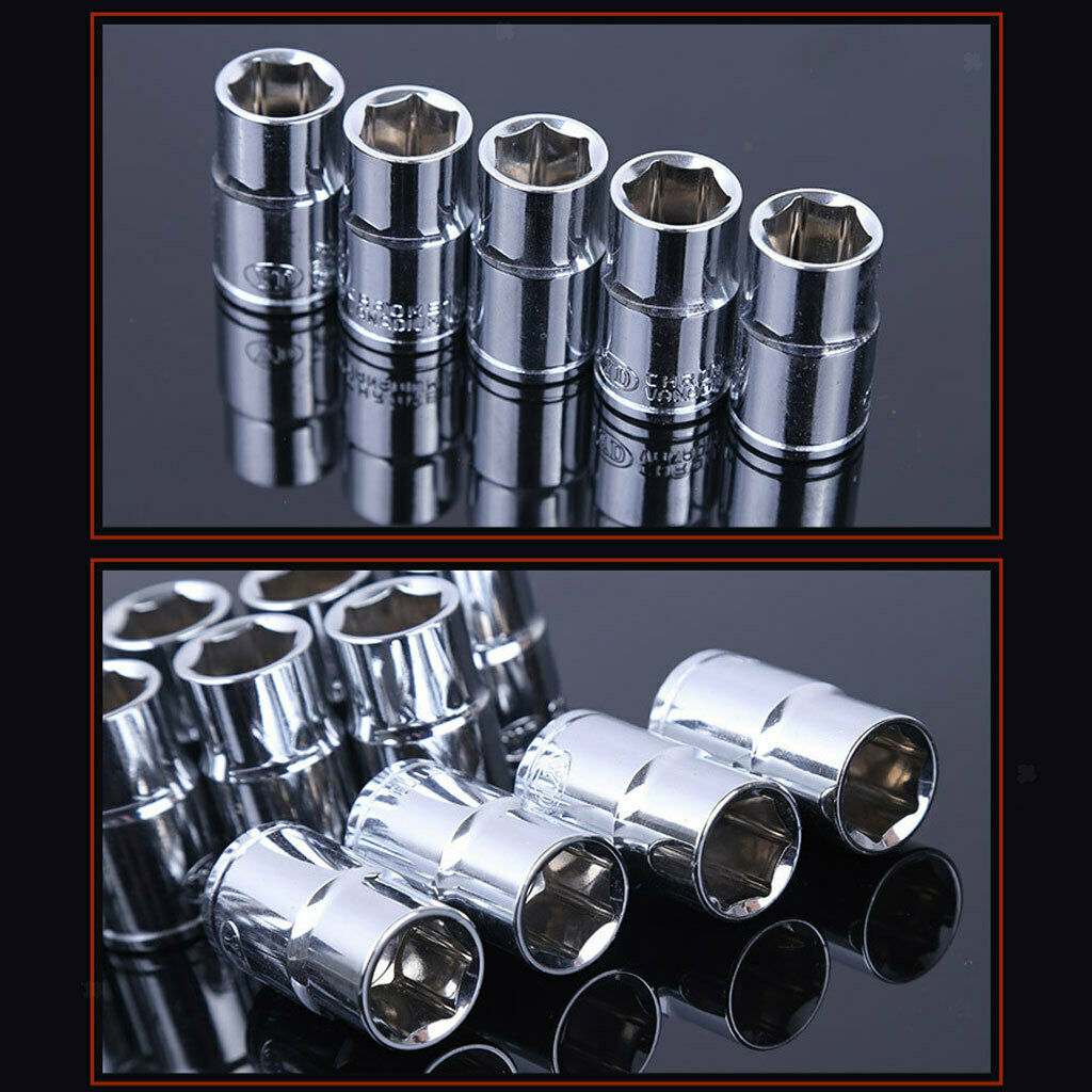30 Millimeters Short 1/2 "socket Metric Chromium Hexagonal Partial Vanadium
