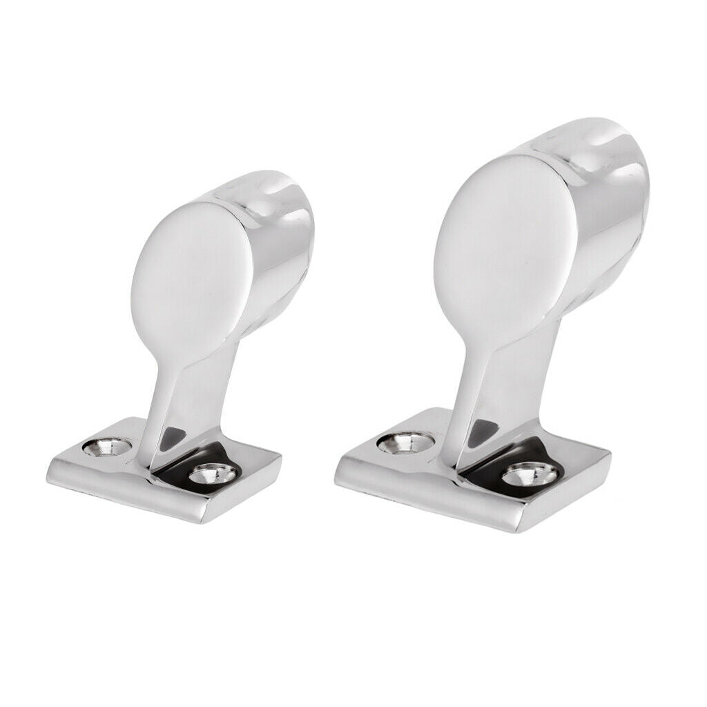 2x Marine Grade 316 Stainless Steel Boat Hand Rail Railing Fitting - 60 Deg