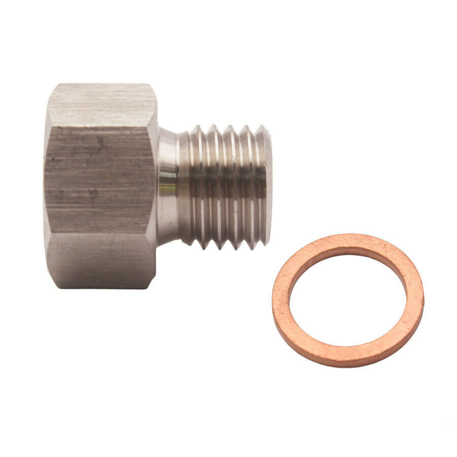 Stainless steel Fitting Adapter Kit for Boost & Oil & Water Temperature Sensor