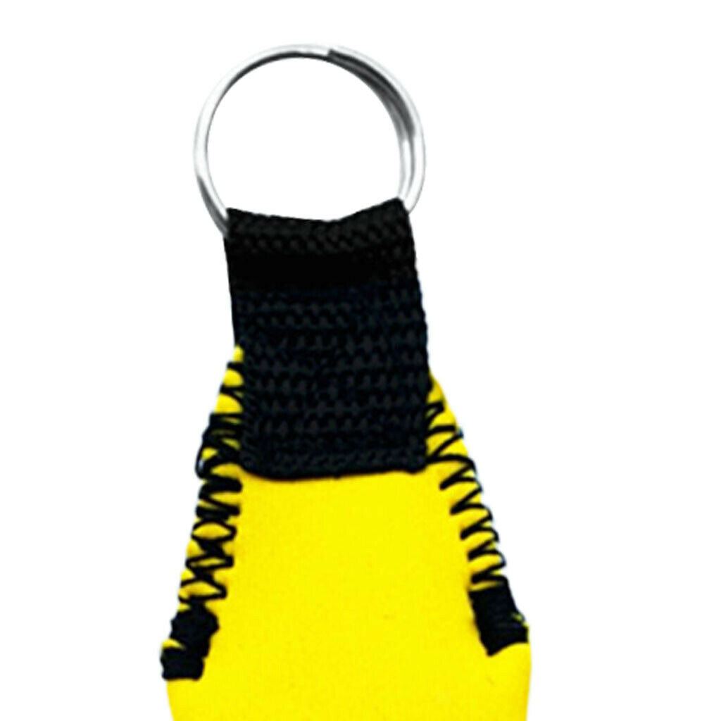 2pcs New Rectangle Neoprene Floating Keyring for Boating Yachting Kayaking