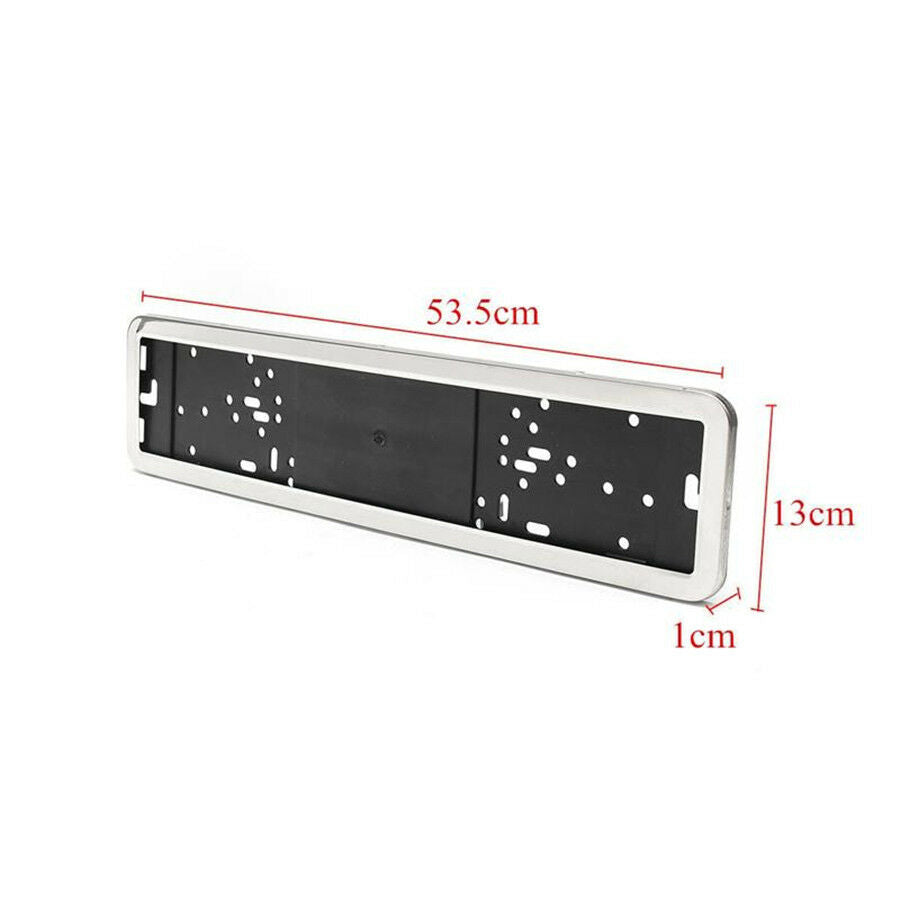 Universal Stainless Steel Number Car Racing License Plate Frame Holder Bracket