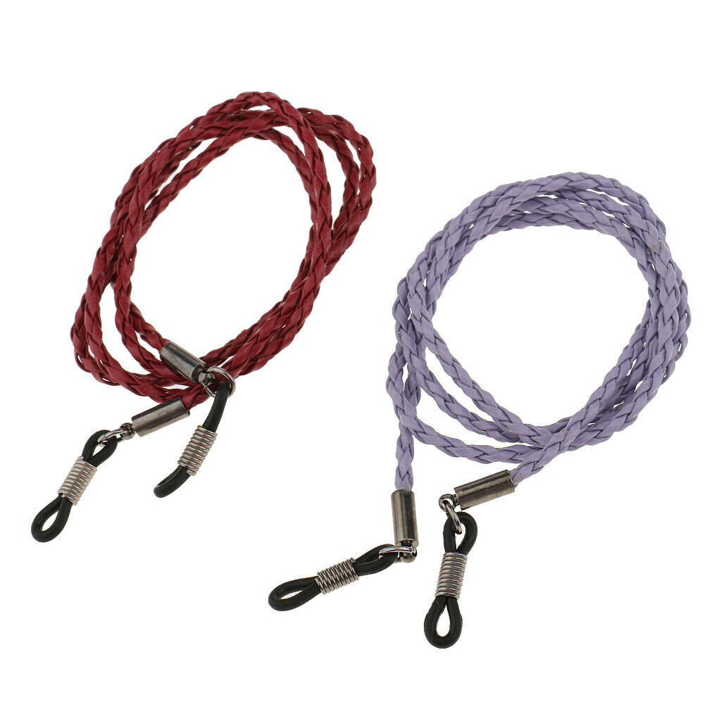 6 Pieces Eyeglass Sun Eye Glasses Holder Neck Cord Sunglasses Chain Lanyards