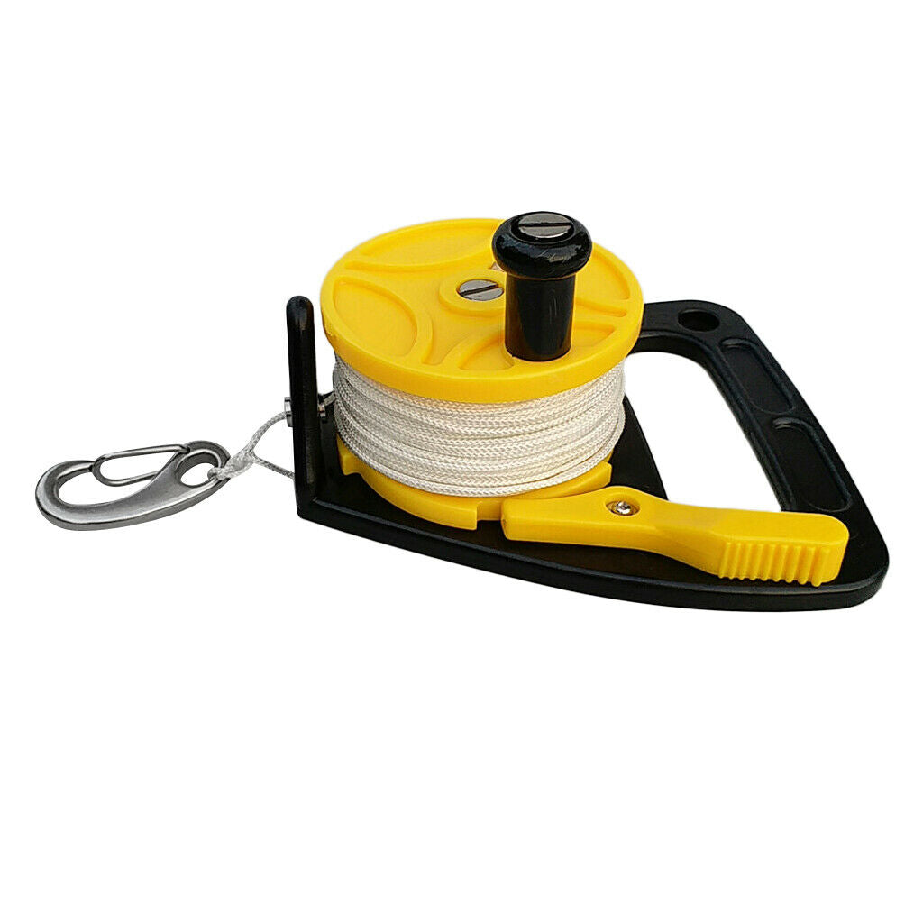 Multi Purpose Scuba Diving Wreck Cave Reel Kayak Anchor Handle 46m Line Hook