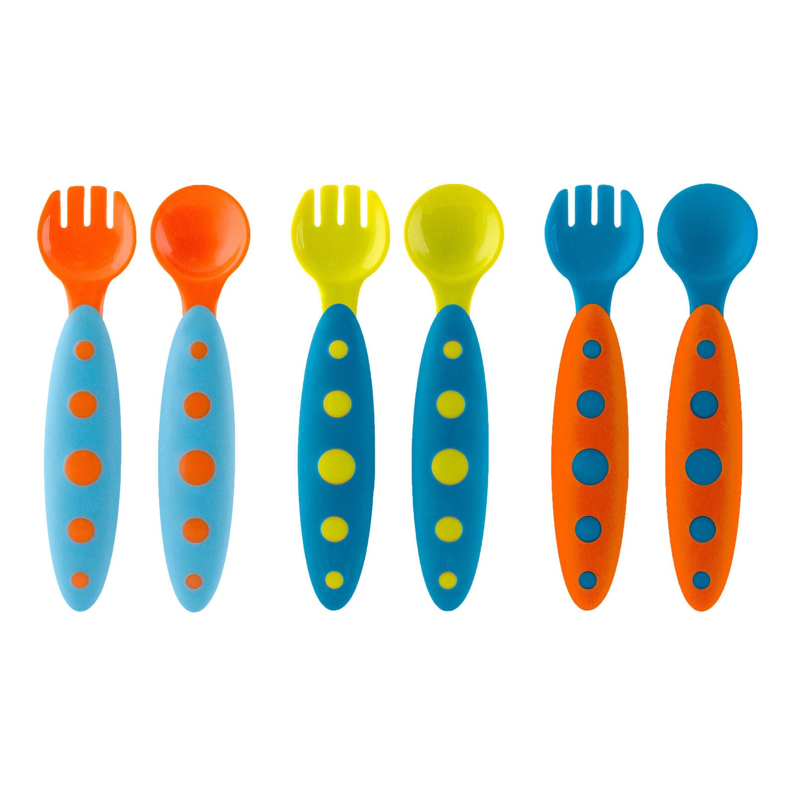 B10129 Boon MODWARE Cutlery Dishwasher Safe Multi Colour Baby Toddler 9+ Months